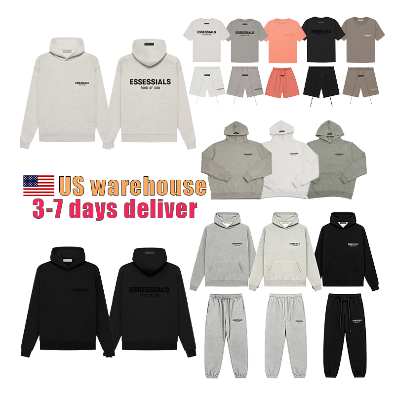 essential Unisex Letter Print Hoodie Tracksuit, Oversized Sweatshirt Jogger Pants T-shirt Shorts Streetwear Casual Sportswear Set