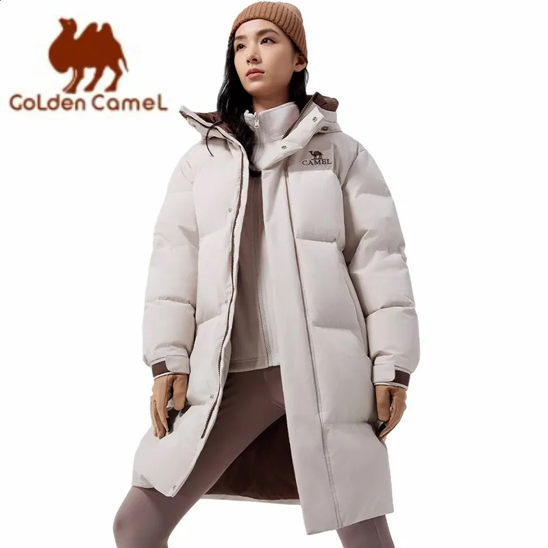 GOLDEN CAMEL Outdoor Down Jackets Women Men Winter Coats Mid-Length Thickened Waterproof Windproof Warm Jacket for Men Clothes 260916