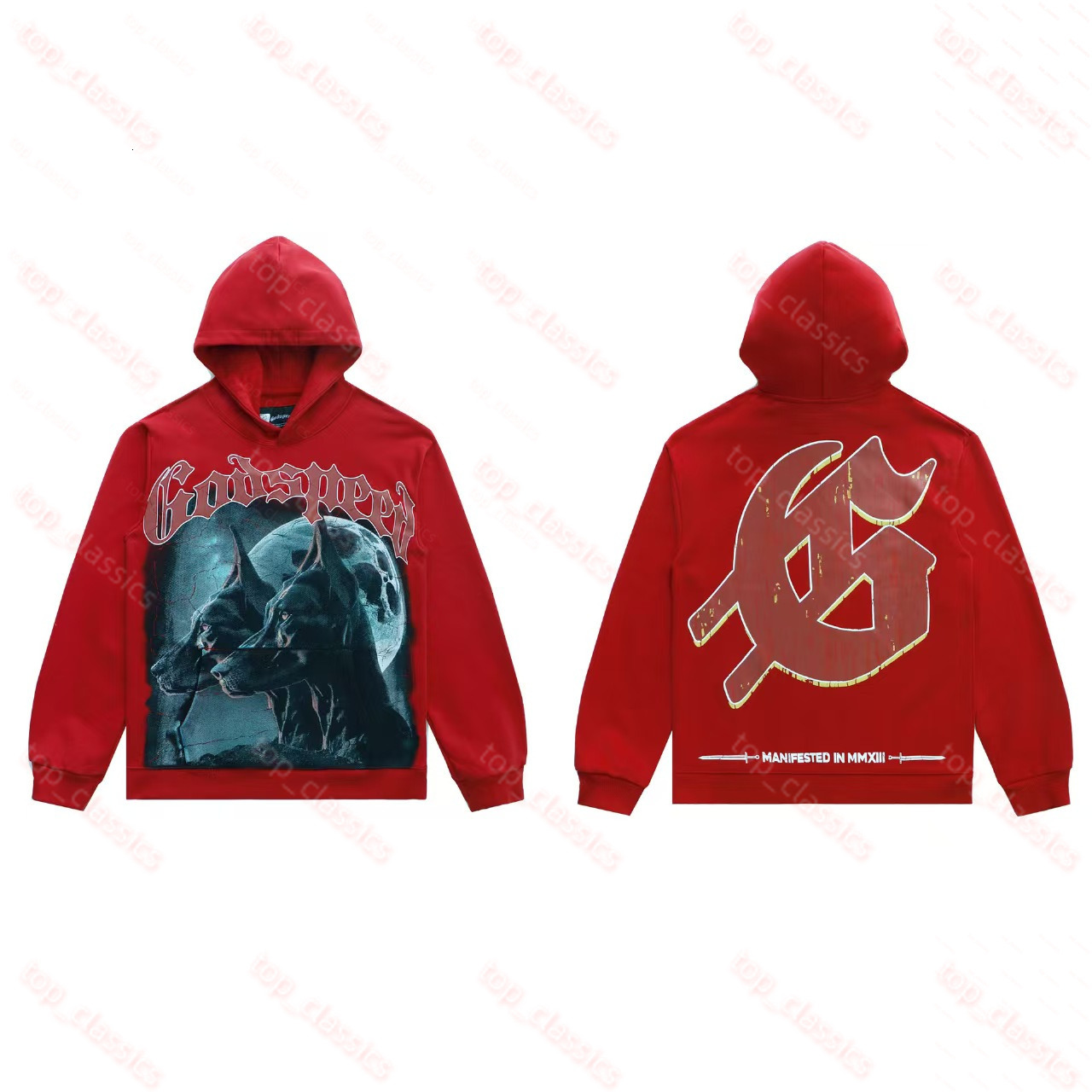 Mens Godly Speedly Hoodie Jacket Men Brand Designer Zipper Godspeeded Hoodie Street Hiphop Punk Print Graphic Rock Harajuku Tracksuit Loose Trend Ho