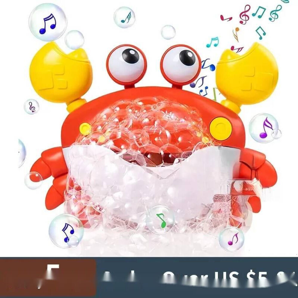 2026 New New Perfume Toys perfume Machine Crabs Frog Outdoor Cologne Music cologne Kids Bath Bathtub Soap Automatic Bubble Maker Baby Bathroom Toy F