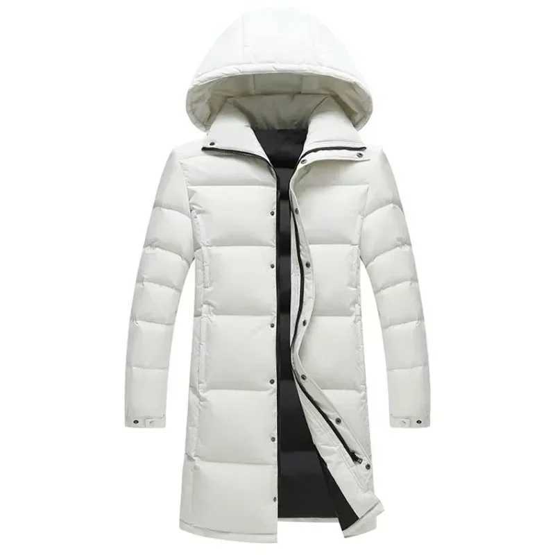 New Winter Duck Down Coats Men Hooded Long Puffer Jackets Unisex Casual Parkas Quality Couples Outdoor Windproof Warm Jackets 3X C260916