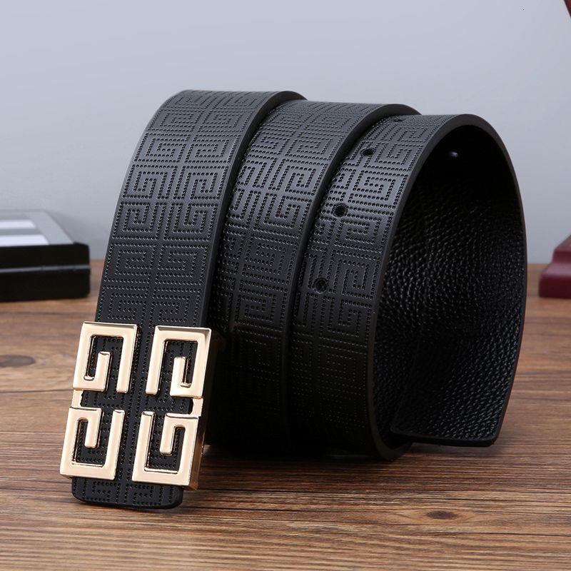 Men's leather belt, 2026 new style, genuine leather, trendy, suitable for young men, casual and versatile