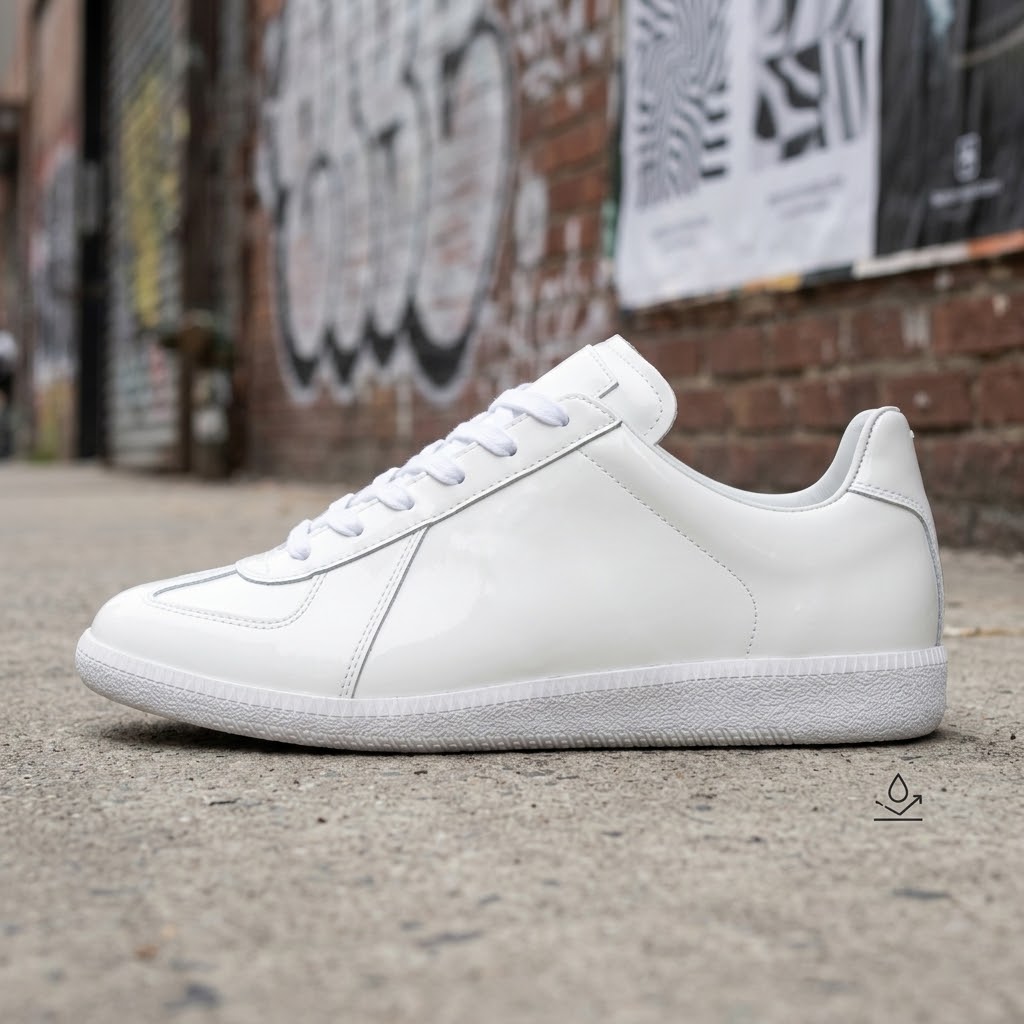 Fashion Genuine Leather Mens Designer Sneakers Retro Aesthetic Soft Bottom Wear Resistant Running Shoes Non Slip Casual Gym Flat Shoes