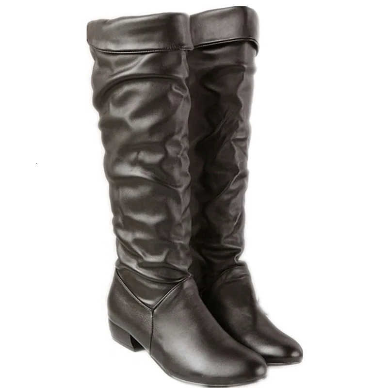 Winter fashion new Mid-Calf arrival Women Boots Black White Brown flats heels half boots autumn Snow shoes D260916