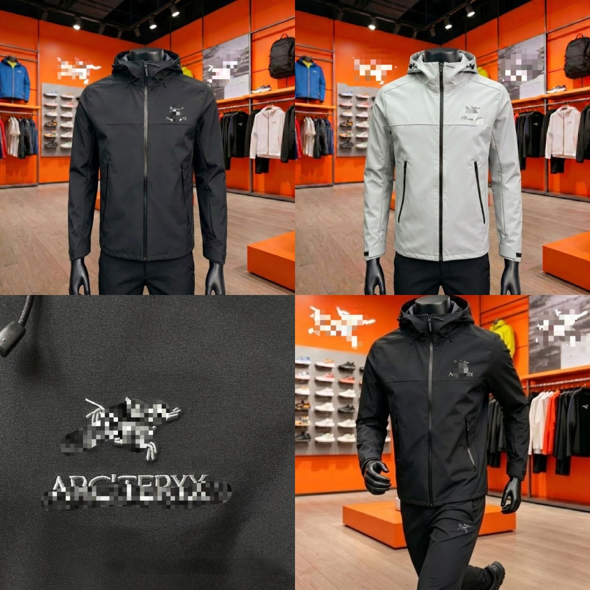 Mbroidered Bird Hardshell Jacket Fitness Top Yoga Jacket Gym Jacket Sports Top Outdoor Running Lightweight Single-layer Outdoor Hiking Travel Unisex