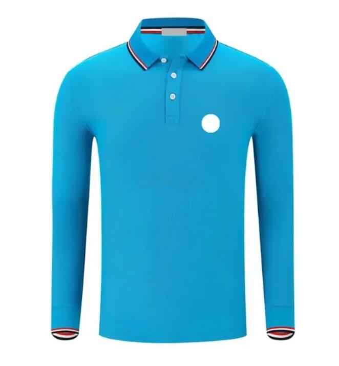 Men's Polos Mens Polo Shirt Seamless Premium Cool Fabric Business long sleeve Casual Golf Slim Fit Blouse Collar T-shirt plus size S-6XL