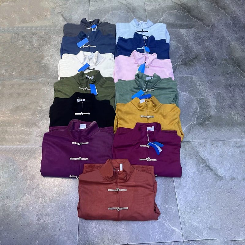Colorful Designer Suit Knot Stripes Jacket Pants Streetwear Hiphop Y2k Men Woman Sets Casual pants casual sports jacket S-XXL YGS170