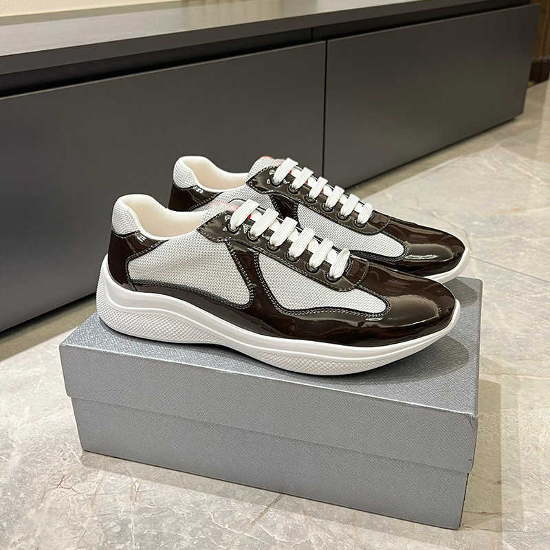 P brand genuine leather mens shoes featuring a patent and mesh upper breathable design colorful stylish versatile for casual wear suitable couples o
