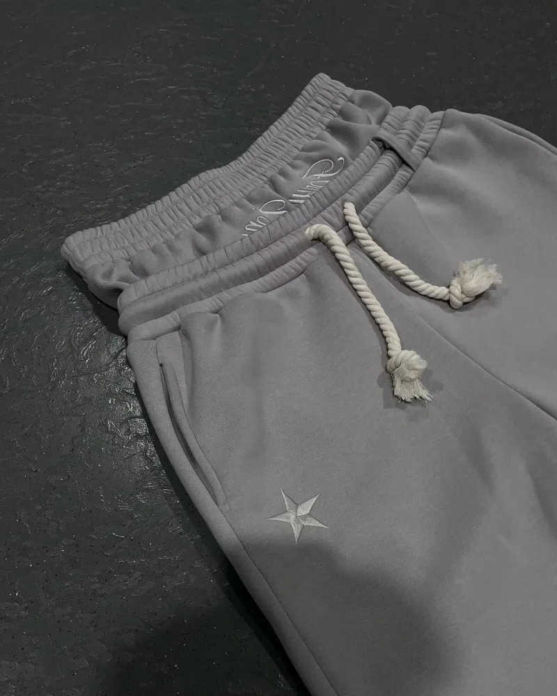 Vintage Y2K Harajuku American New Loose Double Waist Sweatpants Men Streetwear Hip Hop Popular Letters Embroidered Casual Pants D260916