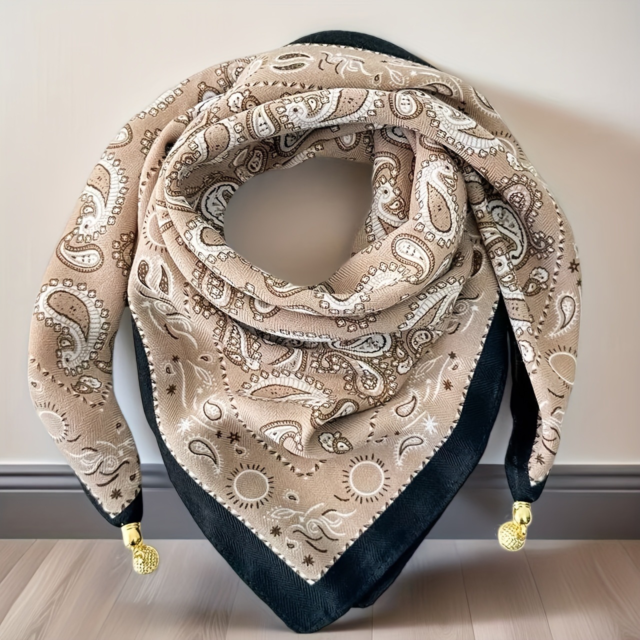Magnetic Buckle Cotton linen Scarf Women Silk Elegant Versatile Neck Protection Triangle Neckerchief Accessories Square Scarves 26L0916