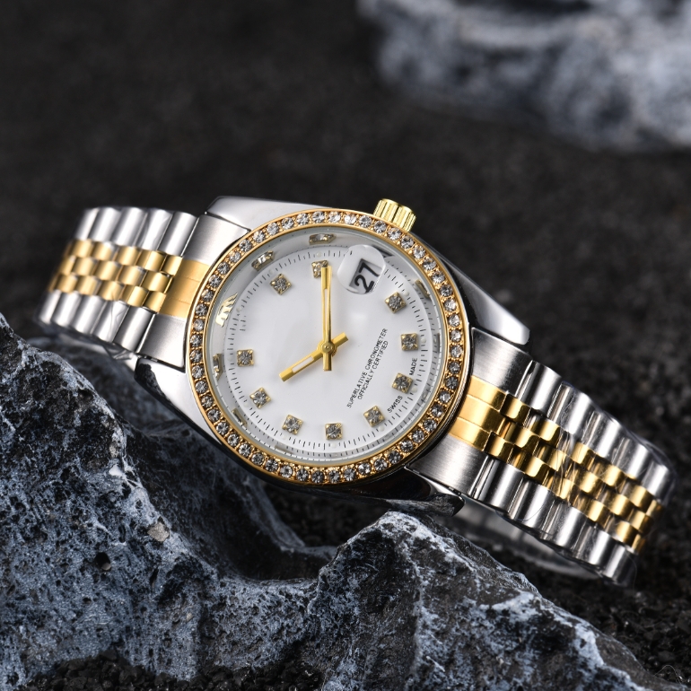 2026 Luxury designer women Quartz watch watches PERPEity TUALity stainless steel strap luminous gifts DATEJUity Hoop Jumping Wristwatches montre de