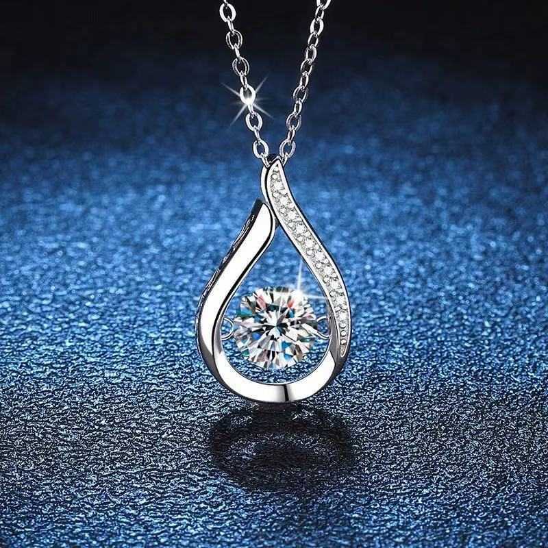 925 Sterling New Silver Geometric Necklace Simple Personality Charming Women's Pendant Choker Birthday Gift Exquisite JewelryT260916