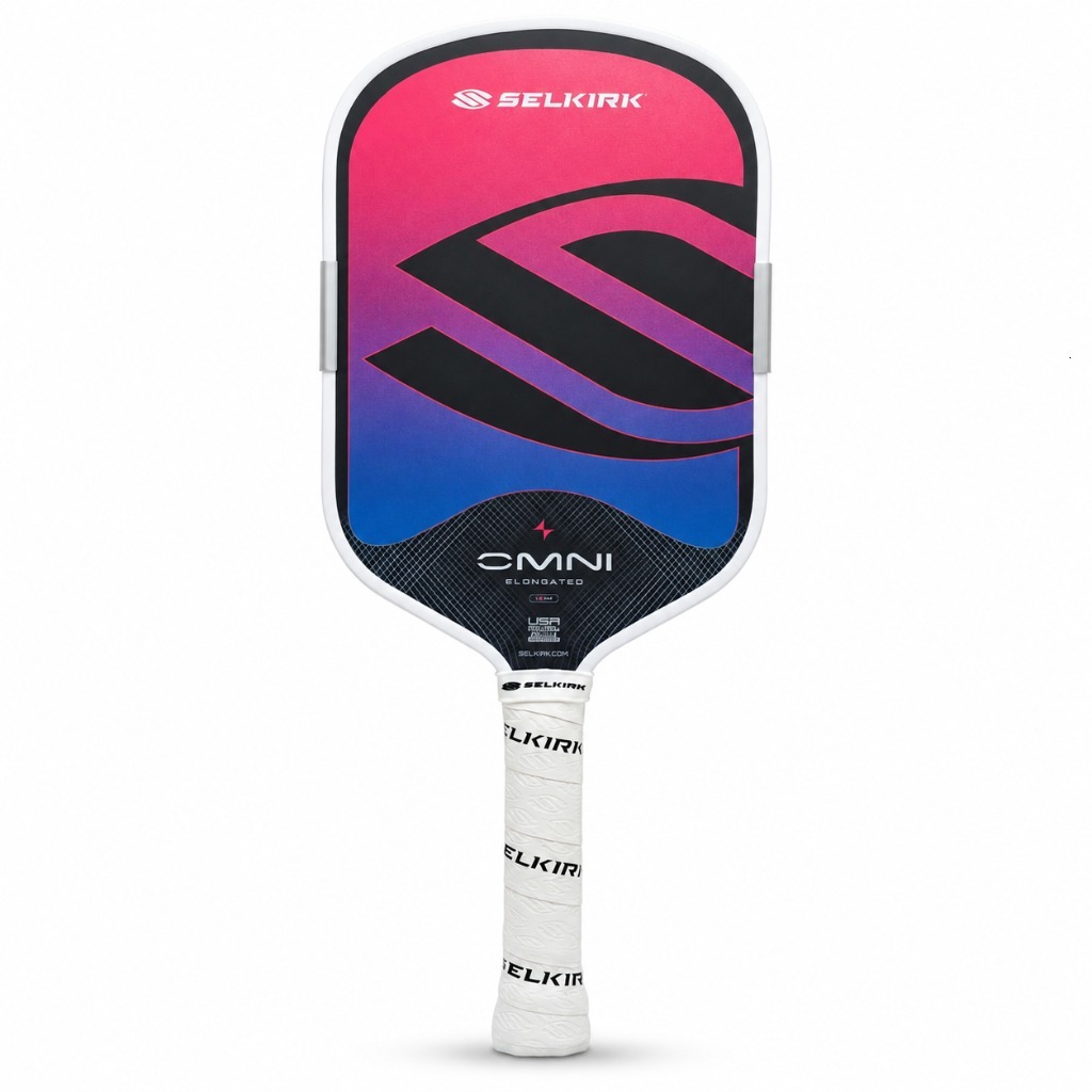 Selkirk OMNI USAP Approved Elongated Pickleball Paddle T700 Raw Carbon Fiber 16mm Honeycomb Core High-spin Control Pro Racke J260916