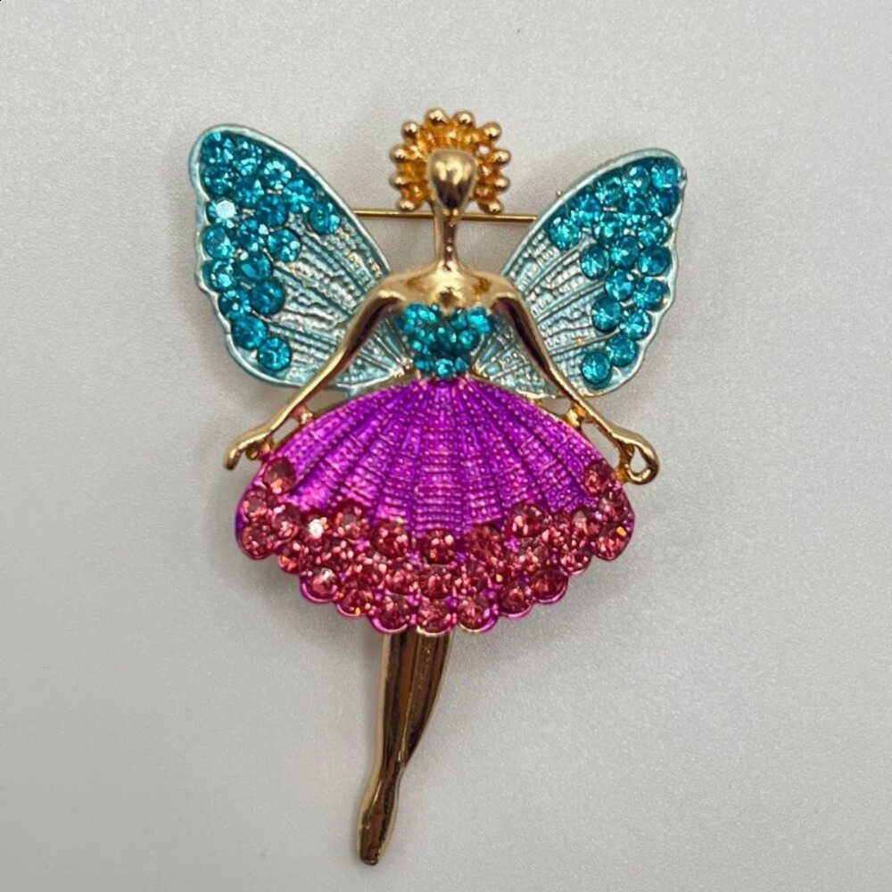Dance Fashion Ballet Girl Personality Sweet Atmosphere Age Reducing Breast Pin Men's and Women's Pins Sweater Coat Accessories J260915