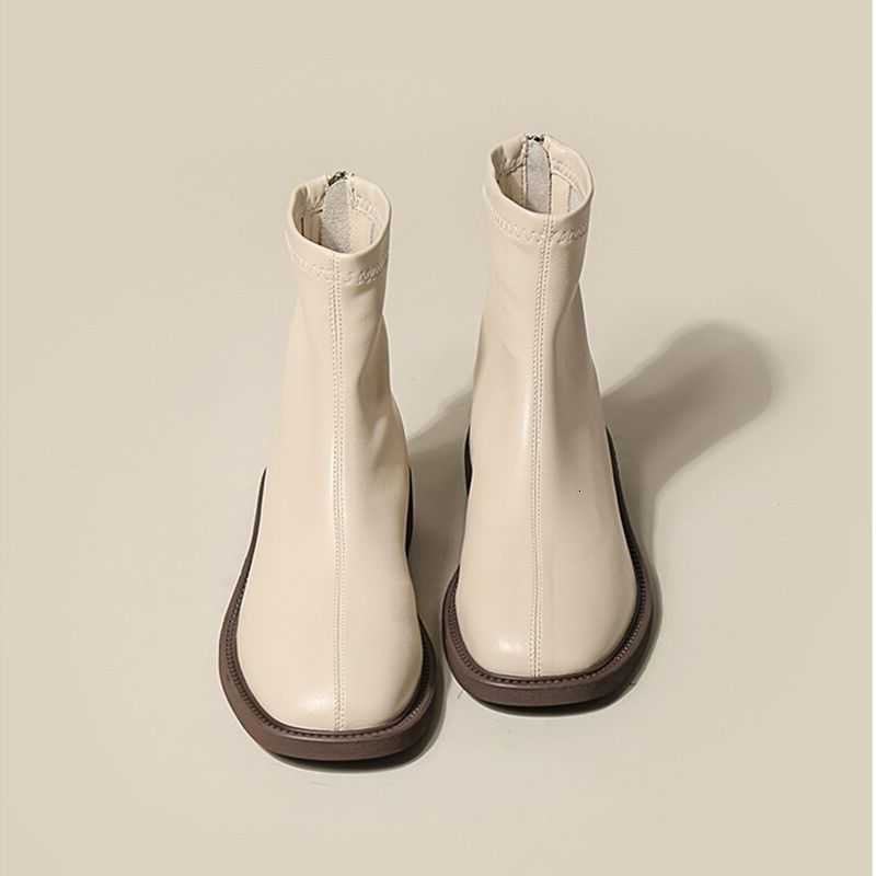 2025 Women's fashion Chelsea JIANBUDAN Boots Microfiber Leather Comfortable Autumn Short boots Women winter Plush Ankle Boots D260916
