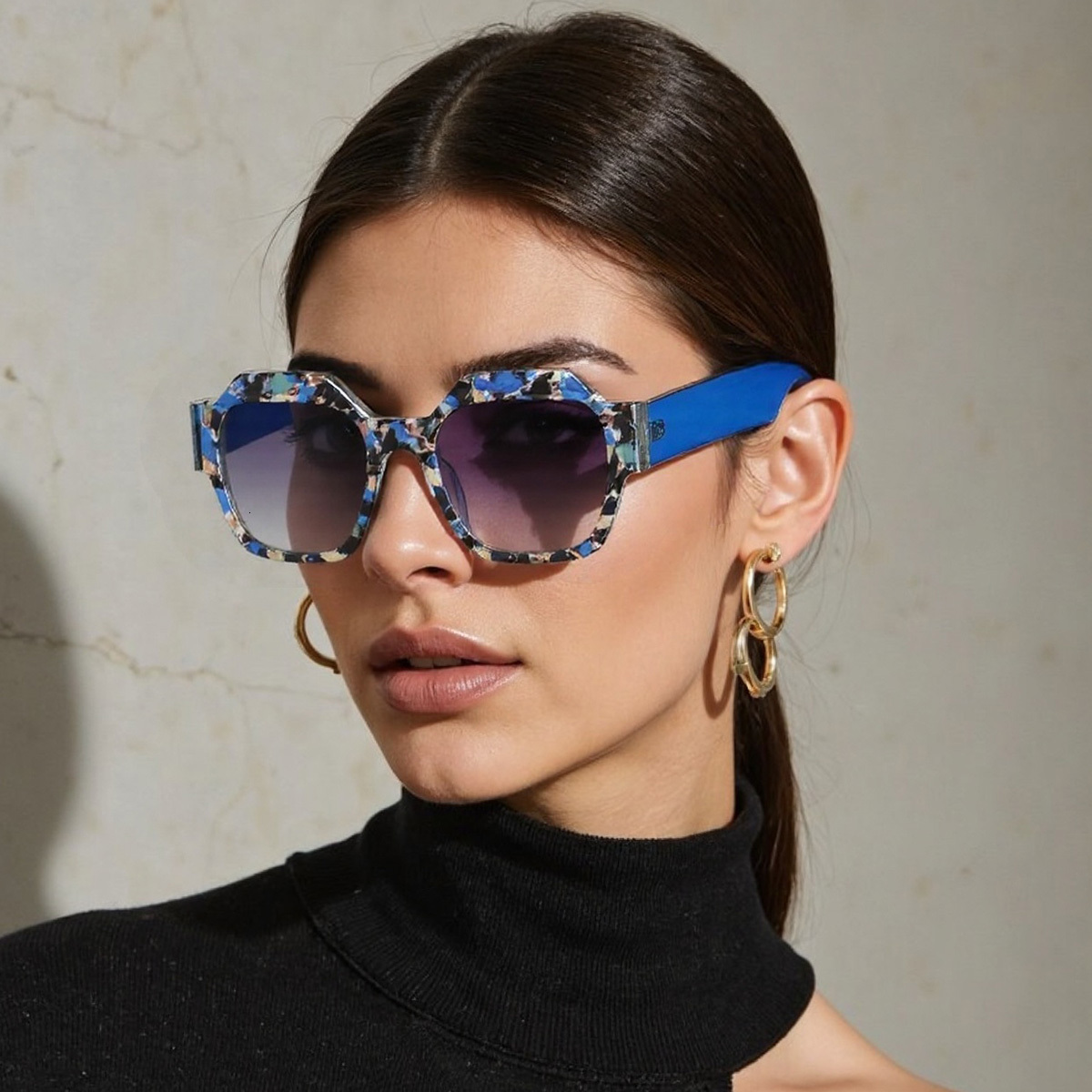 New In Luxury Vintage Cat Eyt Sunglasses Women 2025 Fashion V Shape Designer Sun Glasses Female Eyewear UV400 Gift for Girl J260916