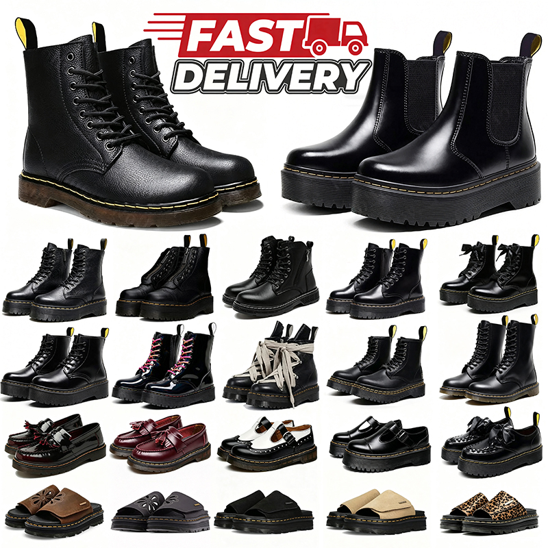 Free Shipping Designer boots dres doces martin martines winter warm luxury shoes platfrom sneakers sandal slippers sliders mens womens fashion shoes
