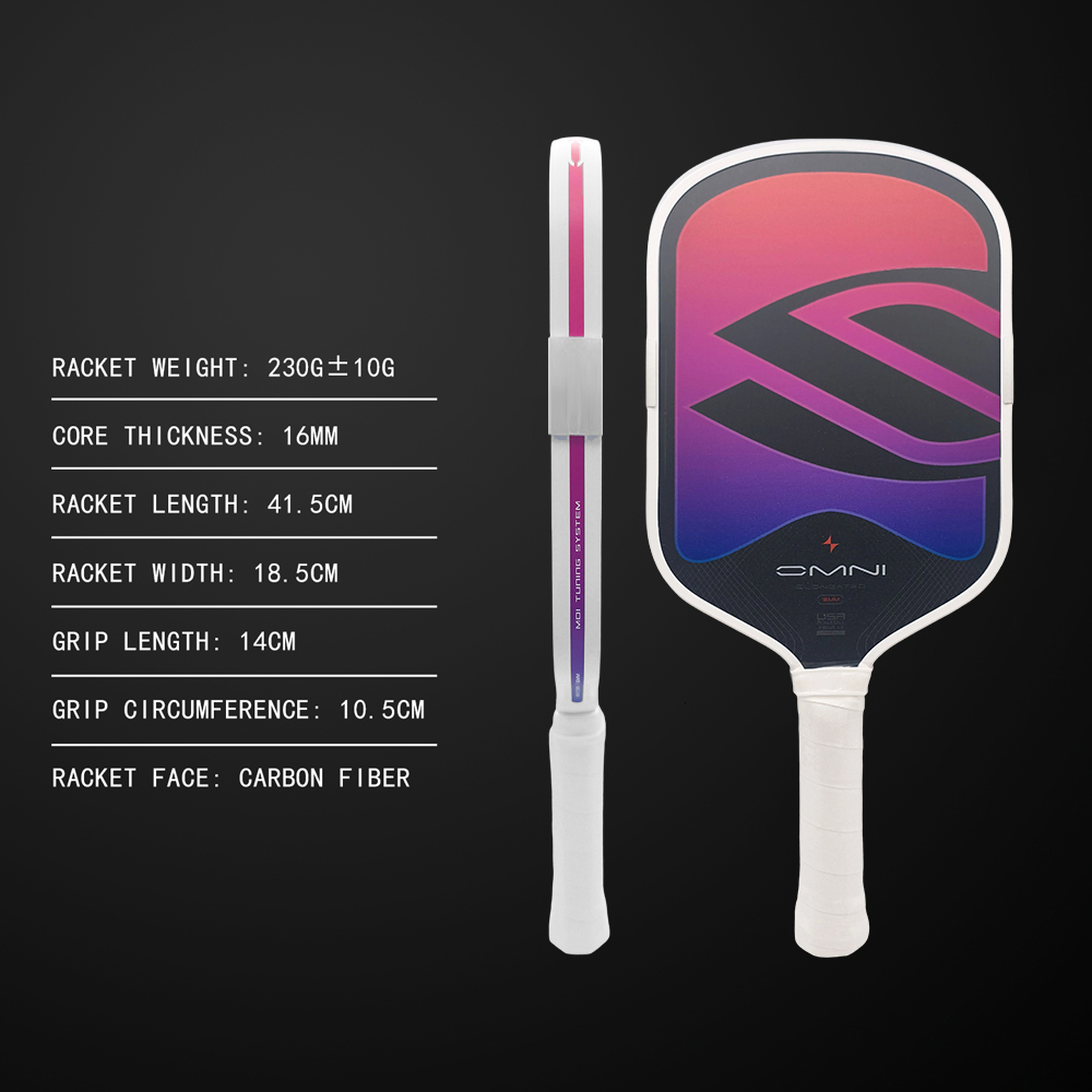 T700 Carbon Fiber Pickleball Paddle 16mm Honeycomb Core Elongated USAP Approved Professional Tournament Racket Racquet J260916