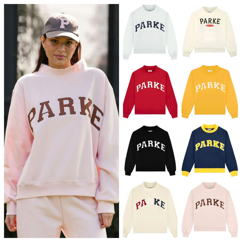 parke sweatshirt mockneck designer hoodie women parke clothes loose fit Letter print daily fall winter soft Hooded solid color multiple styles Autum