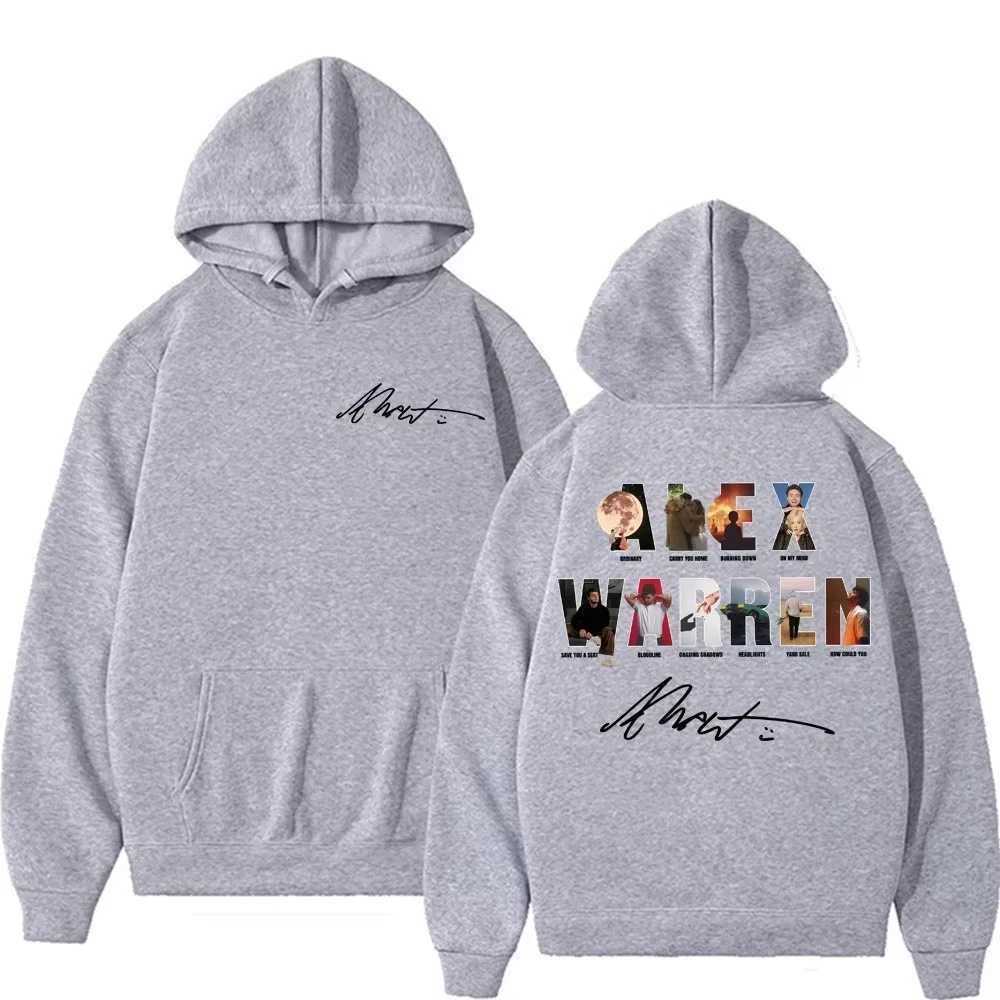 Alex Warren Album Song Titles Music Merch Hoodie Men's Women Fashion Retro Long Sleeve Pullover Winter Casual Fleece Sweatshirts R260915