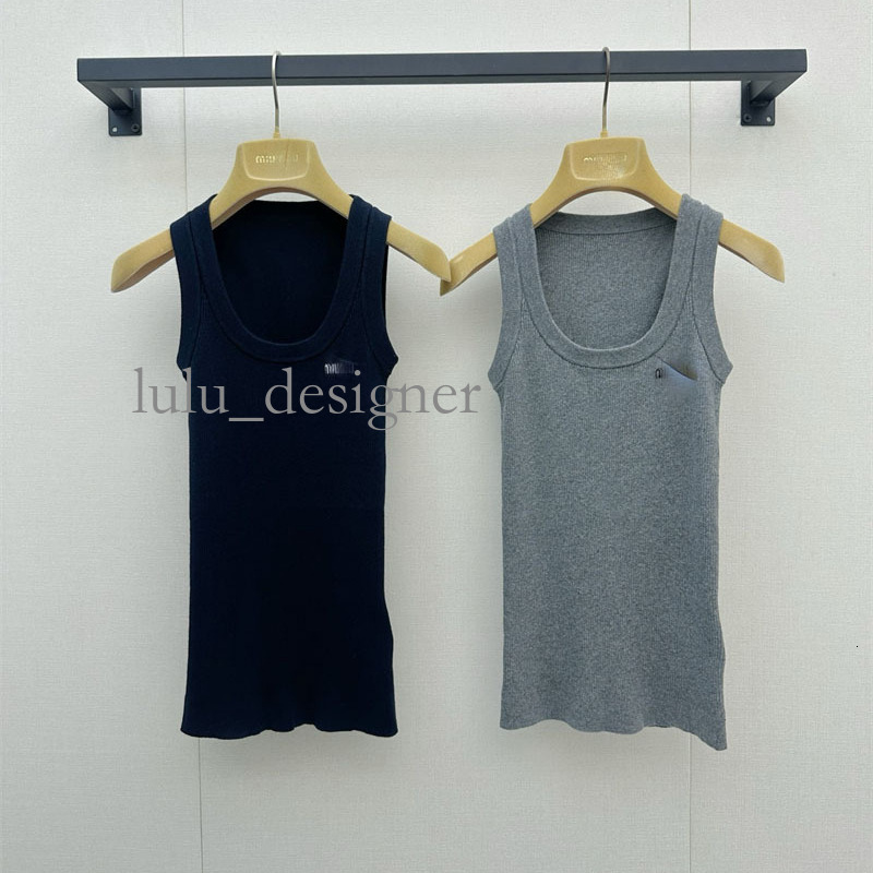 luxury tank top women designer 26 Autumn New High-End Minimalist Casual Versatile Classic Fashion Letter Tank Top Sleeveless Designer Vest For Women