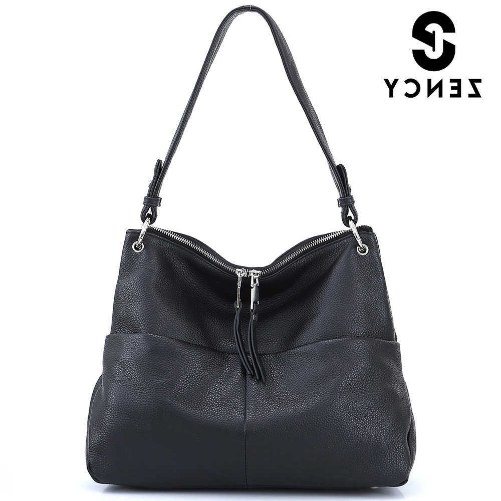 Soft First Layer Cowhide Zency Leather Handbag Large Capacity Classic Fashion Shoulder Bags Multi-function Female Crossbody Bag H260916