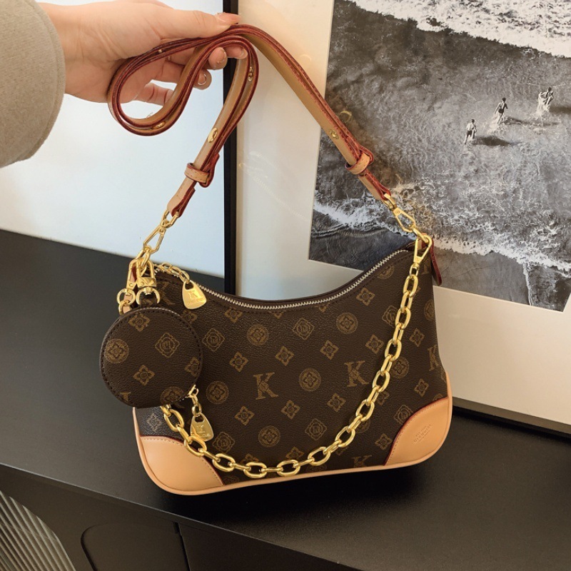 Luxury Brand Designer 2026 New Style European Fashion Letter-shaped Horn Bag, Single Shoulder Crossbody Small Bag, Women's Versatile And Elegan