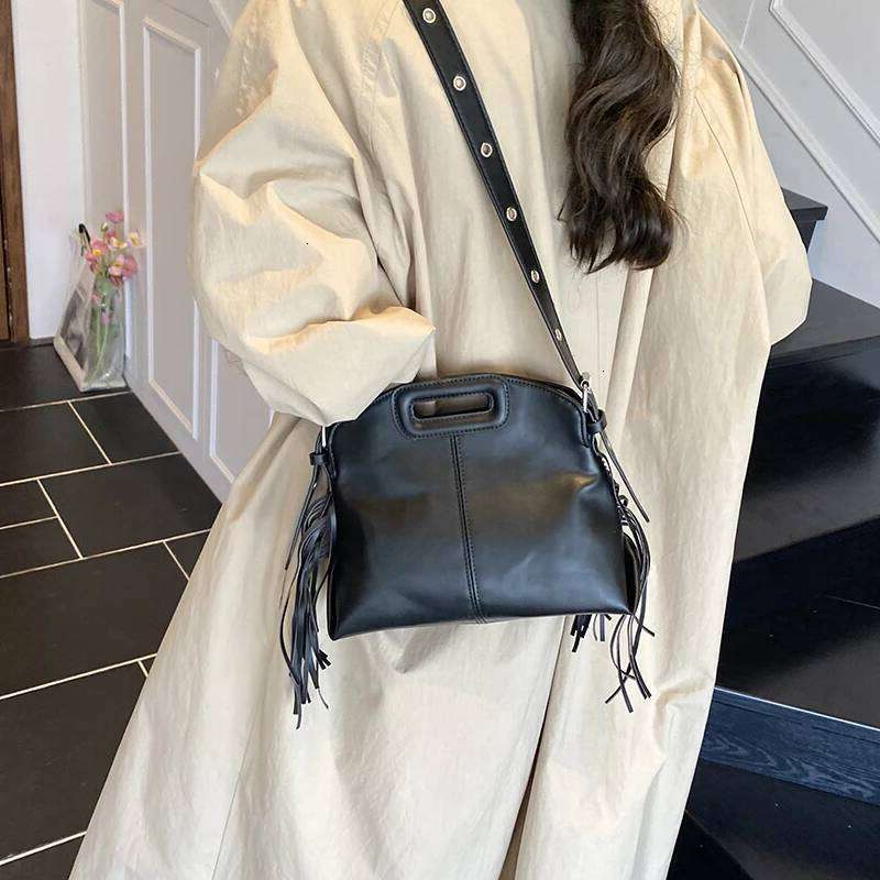 Women Crossbody Tote Elegant Leather Handbag High End Shoulder Bag Vintage Designer Inspired