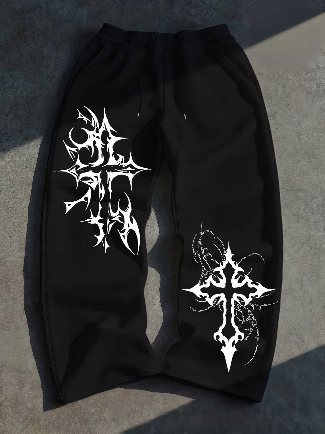 Print 2026 Men's Casual Gothic Jogging Sport Pants Multifunctional Couple Pants Fashion Hip Hop Pants Comfortable Sport Pants D260916