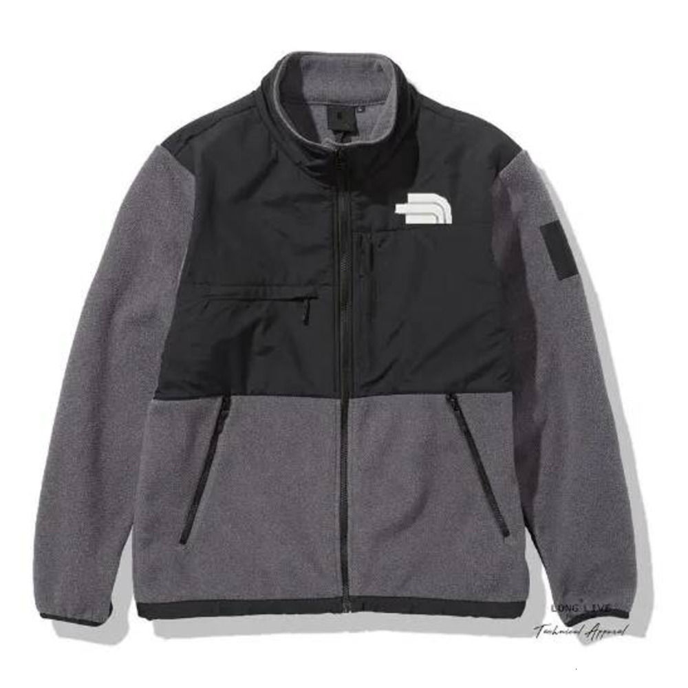 North Puffer Jackets Designer Lamb Fleece Fabric Splicing Thickened Collar Cardigan Trend Brand Casual Outdoor Sport Windbreaker Warm NF Logo Coat T
