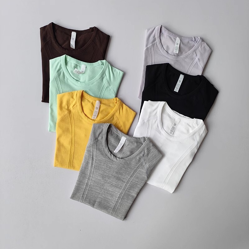 Sports Short-sleeved Women's Summer Running Speed Drying T-shirt Top Tight Slimming Yoga Pilates Training Fitness Suit 26Y0916