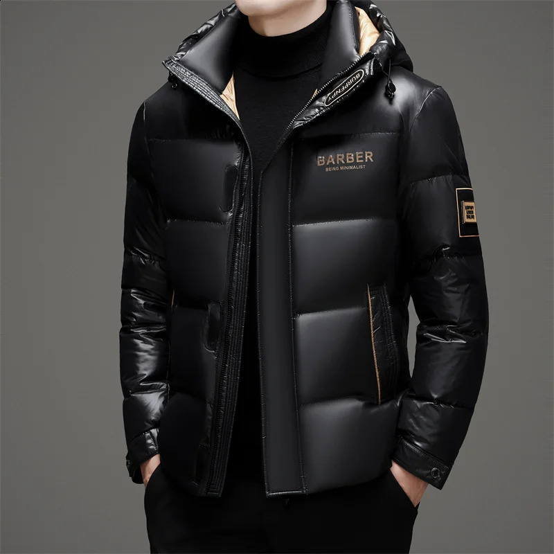arrival winter jacket 90% white duck down jackets men mens thicken warm parkas winter down coat hooded parkas men L-5XL 260914