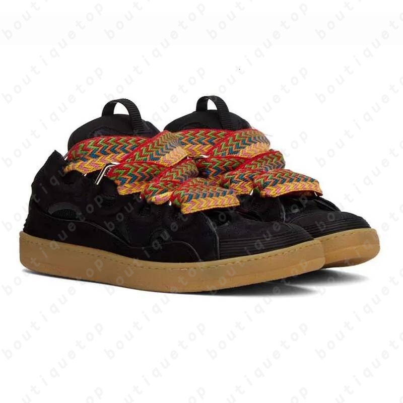 lavinssneakers CURB SNEAKERS IN MONOCHOME SUEDE Mens And Womens New Casual Shoes Fashion Trend Limited Edition Color Contrasting Bread lavinaly snea