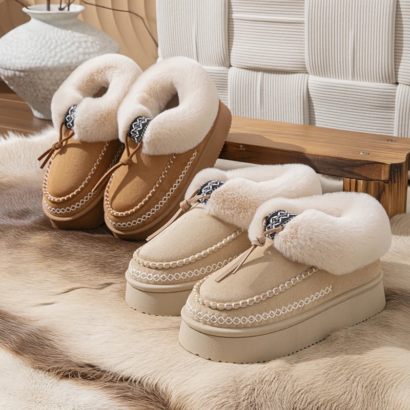 Winter Fluffy Womens Slippers Casual Plush y ner Woman Shoes Indoor Outdoor Platform Fuzzy Fur Slides Ankle Boot Soft 260917