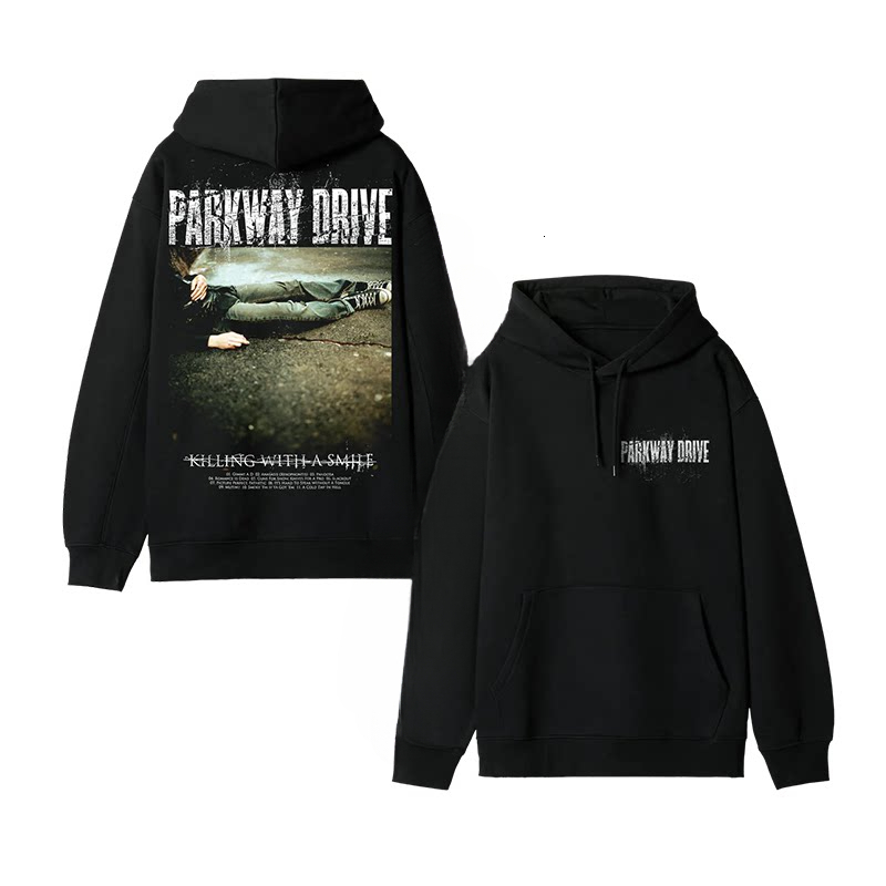 Parkway Drive Retro Casual Loose Men's and Women's Hooded Sweatshirts Top 26L0916
