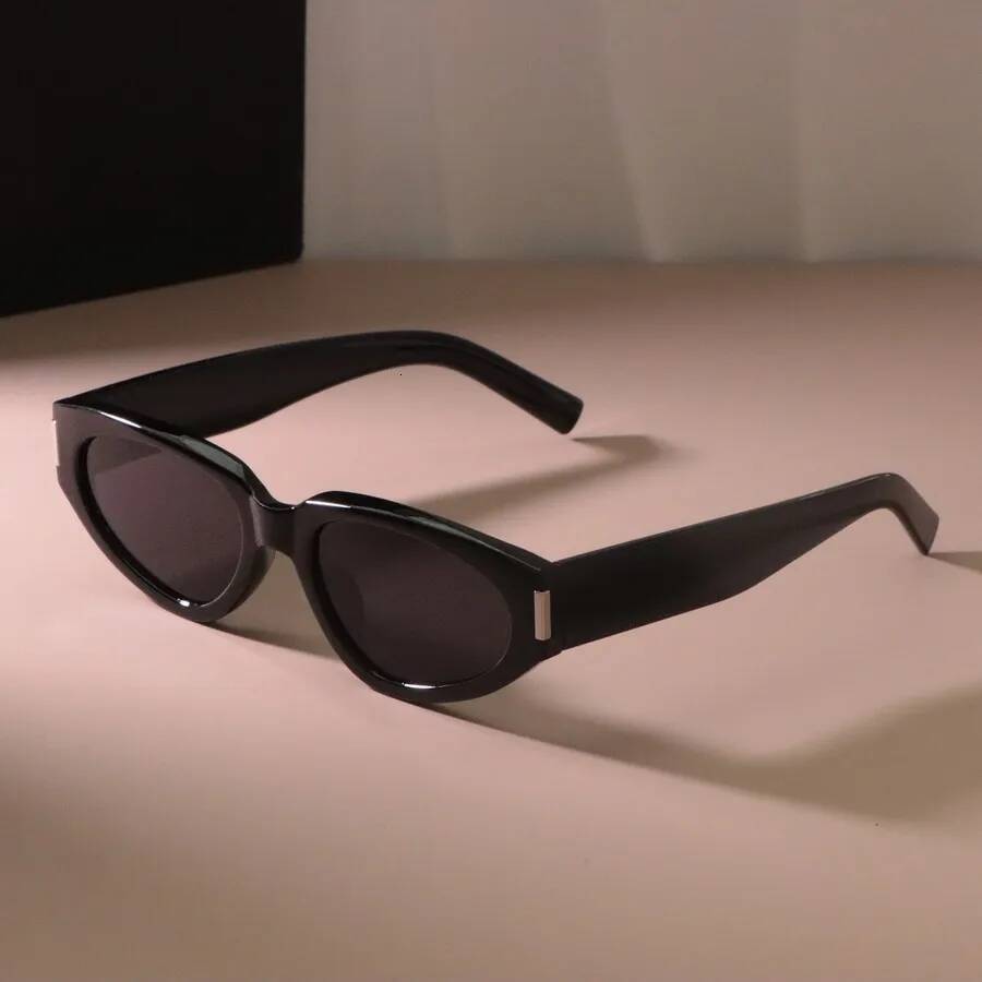 Small Cat Eye Sunglasses Women Men Luxury Brand Vintage Sun Full Frame Glasses Black Female Male Mirror J260916