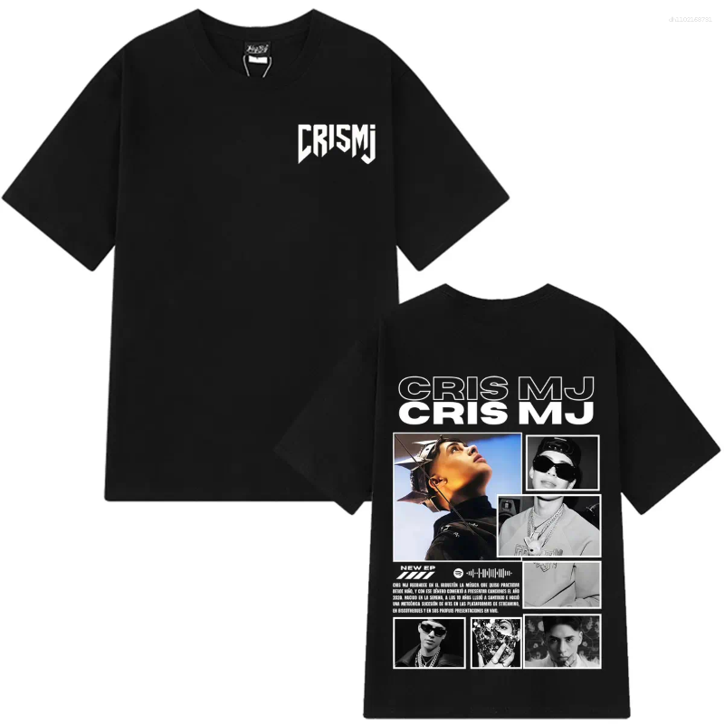 Men's T Shirts CRIS MJ Tour 2026 Graphics Tees Men Women Hip-hop T-shirt Short-sleeved Cotton Casual Vintage Gothic Punk