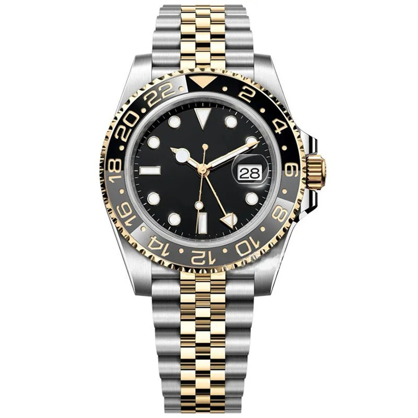 U1 Top AAA Luxury Designer Watch Classic Yatch Master Nauticaly Pepsi Cola Ceramic Bezel Luminous Mens Jubilee Automatic Mechanical Sapphire Wristwa