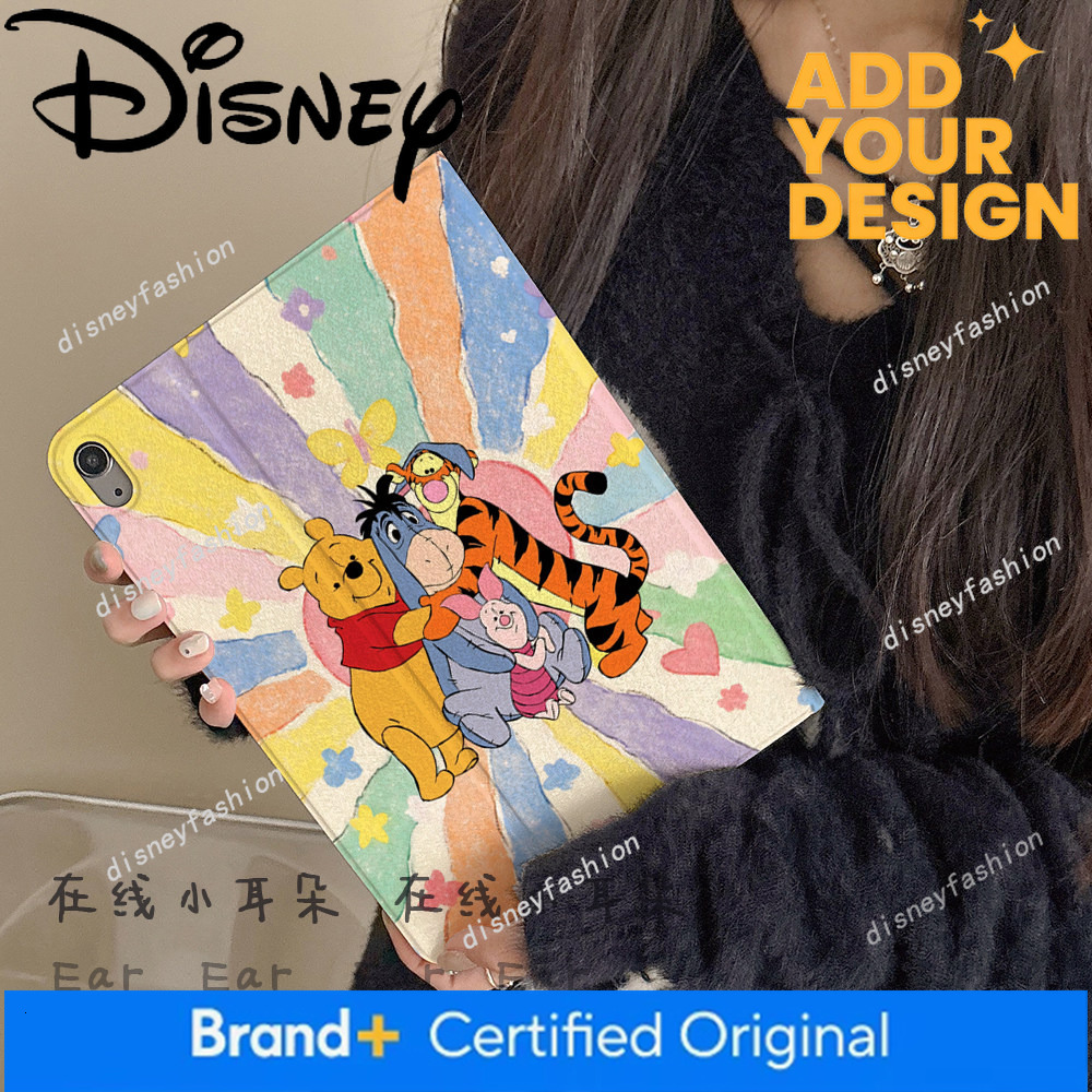 Colorful Winnie the Pooh and Tigger Suitable for iPad Protective Air8/7 26 Years Pro11 Soft Rubber Air5 Tablet Case 12Th Generation 10.9inch Mini7 A