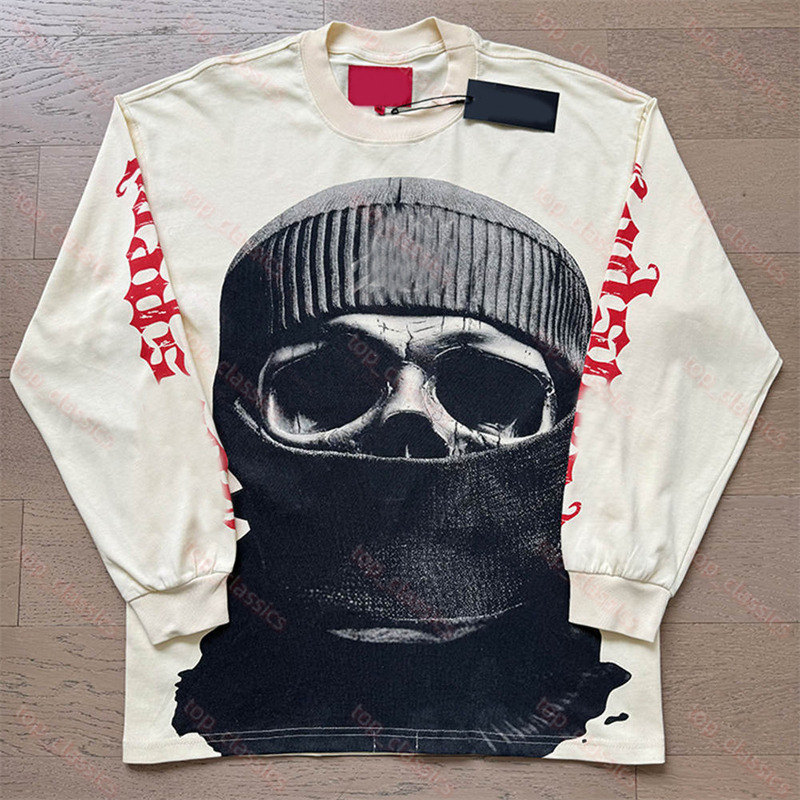 Godlys Speedlys Shirt Long Sleeve Mens High Street Hip Hop Punk Y2k Shirt For Womens Designer Gods Peed Baggy Shirts Harajuku Skull Print Brand Hood