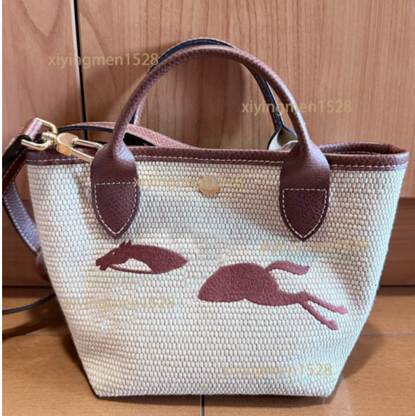 longc Designer French Longchambag Raffia Mini Tote Beach Bags Dumpling Commute Versatile Crossbody Handbag Womens Small Bags With Shoulder Strap Por