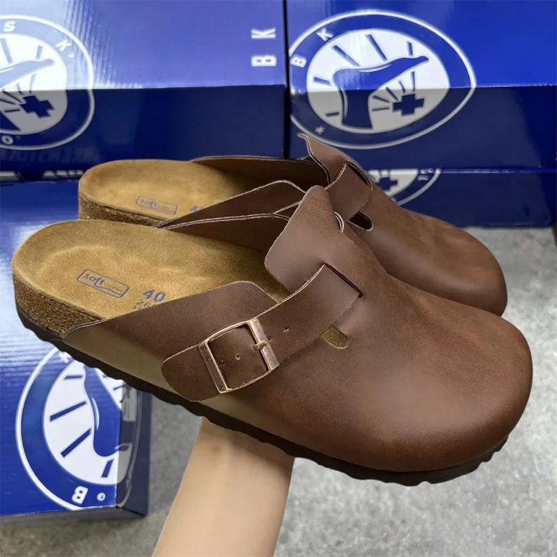designer sandals sneakers Slides shoes Women birken Clog Sandals Slippers Men Slides Shoes Genuine Leather Clogs Sandale men women sliders trainers