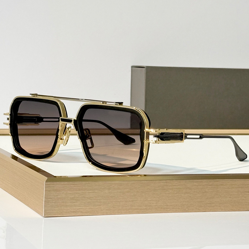 HYPERLUX 1000 Designer Men Pilot Sunglasses Fashion Men Vintage Metal Optical Glasses Hollow metal temple Can make preion glasses