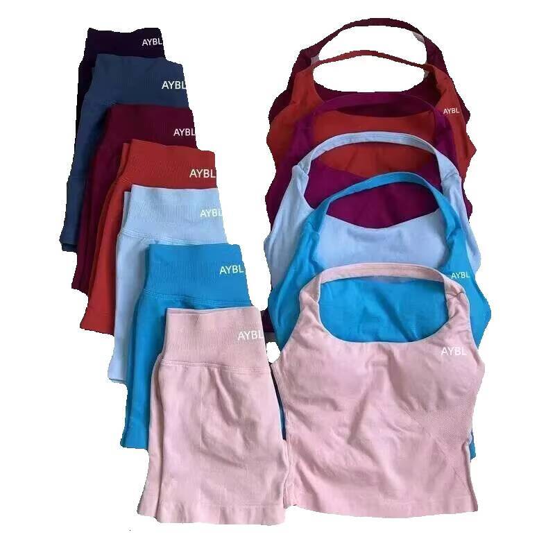 2026 New Women Vest Running Top Adapt Shorts High Elastic outdoor Yoga Set Gym Seamless Workout Sports Bra W260613 Free Shipping
