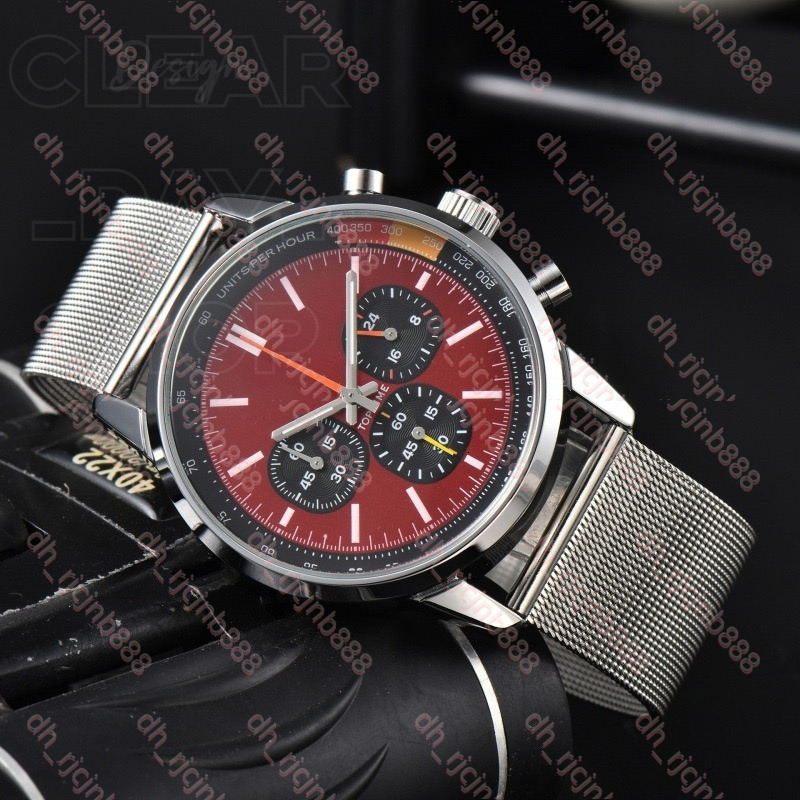 AAA Chronograph Watch Luxury Men's Breils Watch Designer Business Watch Breitwatch Automatic/Quartz Movement Stainless Steel Case Watch Fashion