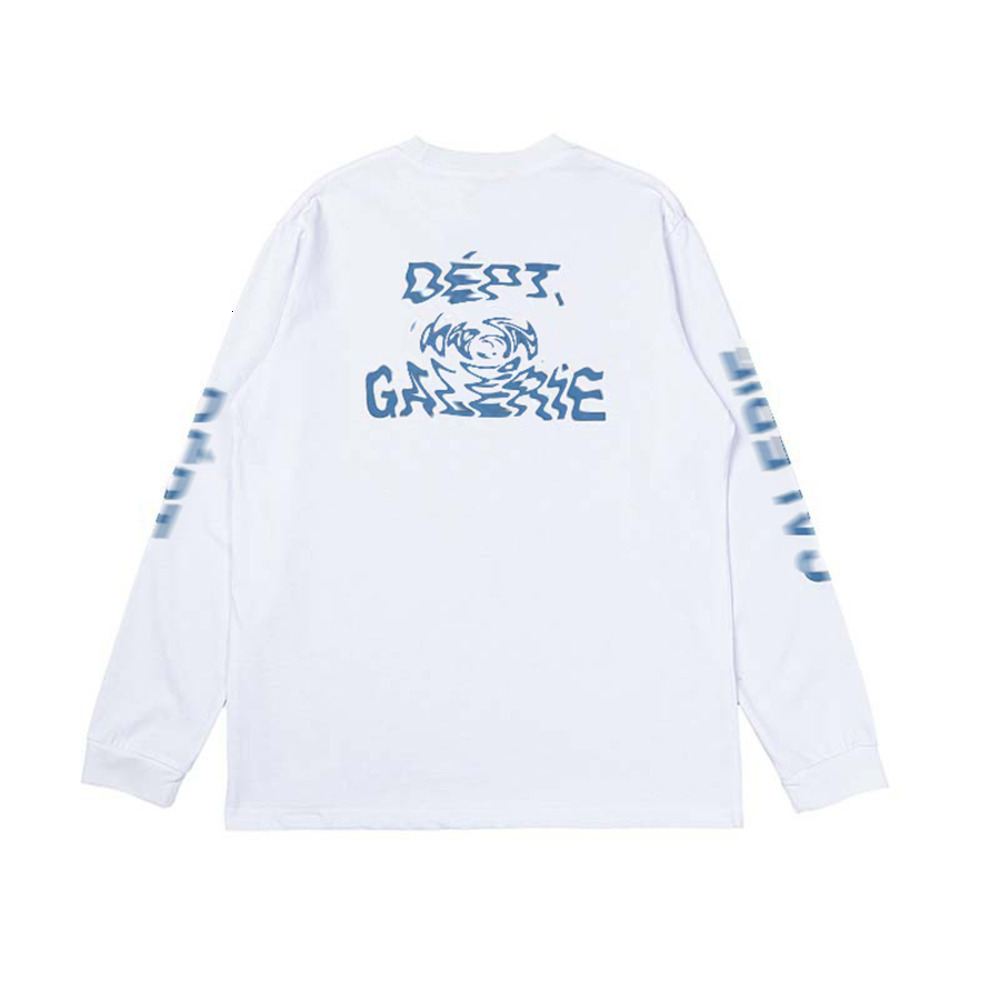 Galleru Dept Shirt Designer Long Sleeve Men's Tshirt Classic Trend Letter Print Graffiti High Street American Hip Hop High Quality Gallarydeptt