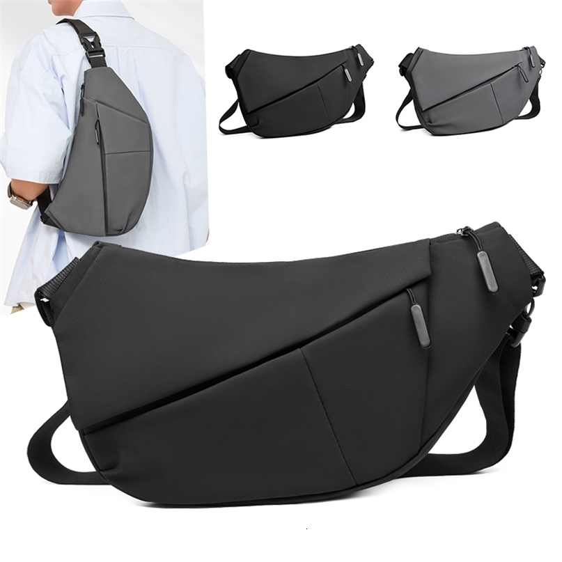 Casual Mens Chest Bag Fashionable Single Shoulder Suitable for Hiking Cycling ExerciseTravel Work Shopping Daily Occasions 260915