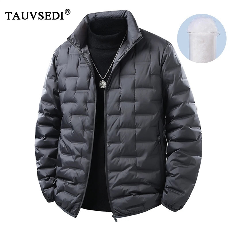 Winter Men White Duck Down Jacket Coat Men Waterproof Windproof Warm Loose Jacket Man Multi Pocket Ultralight Windbreaker Jacket 260916