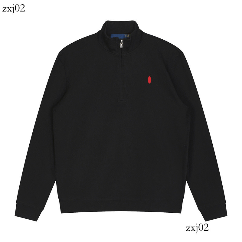 Rolphy Laurener Long Sleeve Men Designer Solid Color Pony Embroidery Loose Fit T Shirt Formal Pullover Autumn Cotton High Street Ralf Shirt Laurnen