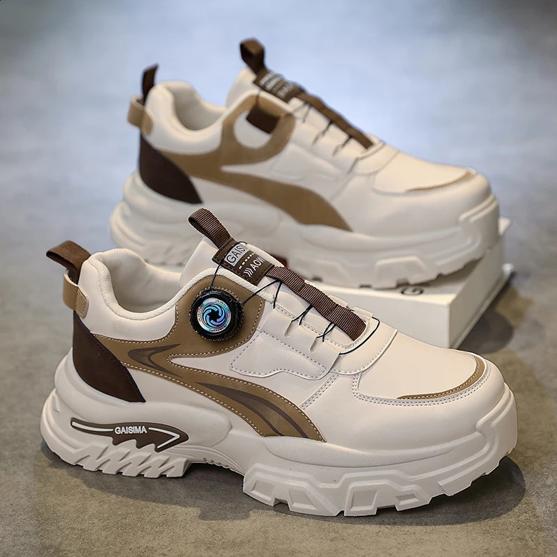 Autumn Mens Versatile HighTop Trendy ThickSoled Running Shoes Casual Fashion Sneakers Suitable for Outdoor Sports 260917